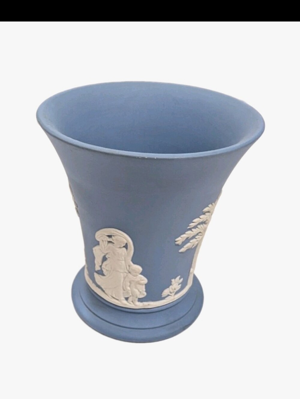 Wedgwood Jasper Vase Trumpet Cup England Victorian